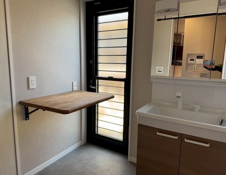 新築：M邸　洗面脱衣室